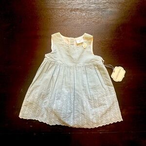 NWT blue detailed dress with bloomers